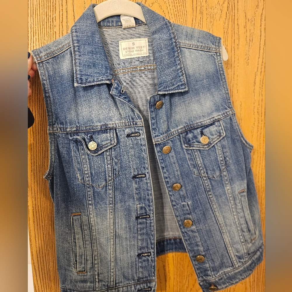 J Crew Denim Vest